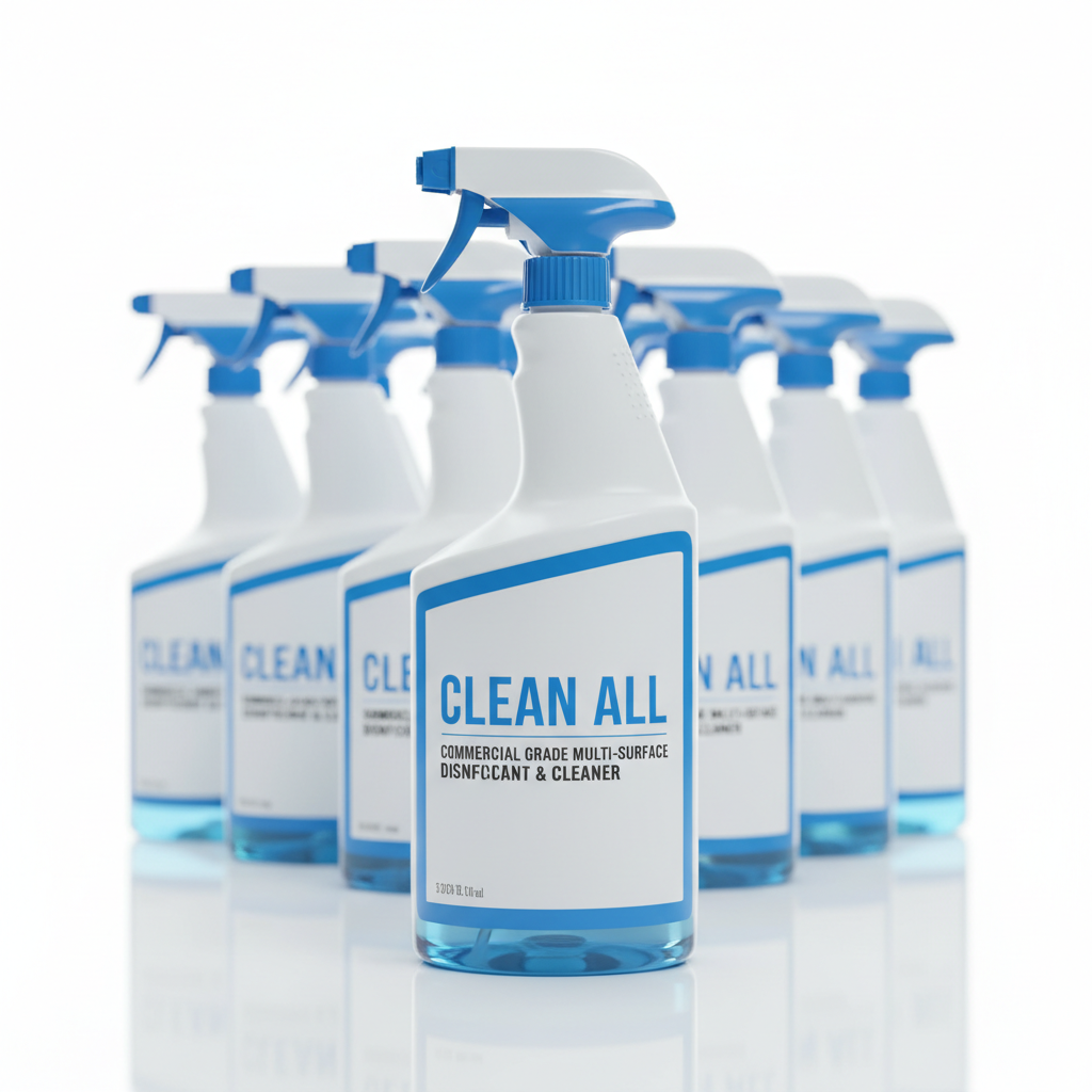 Commercial grade multi-surface disinfectant spray bulk supply
